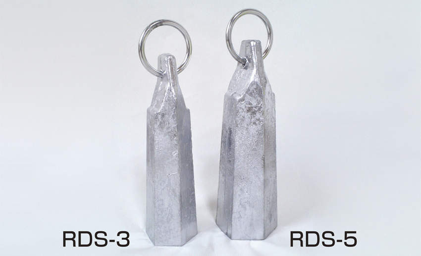 日本未入荷 シルバー RDS-5 測量ロープ用オモリ - 水質管理