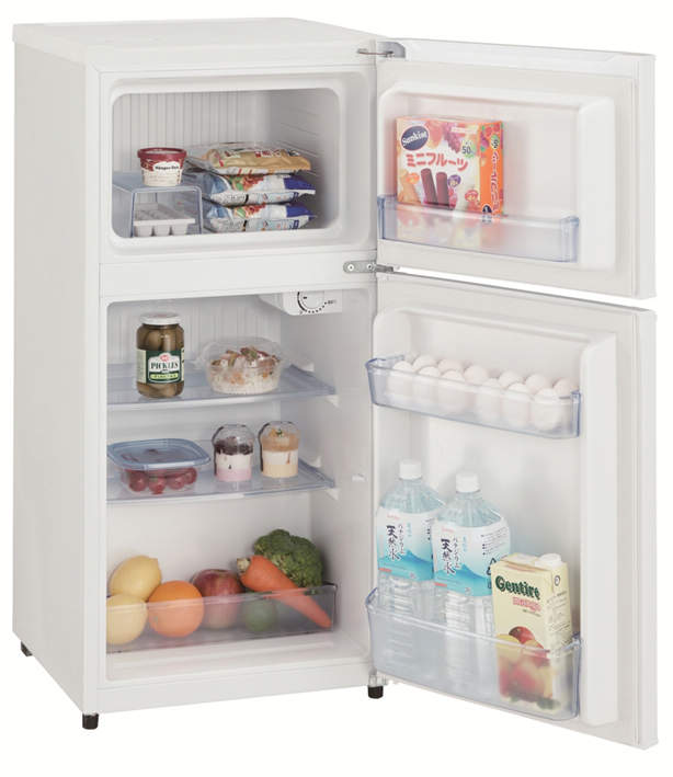 ②1061番 Haier✨冷凍冷蔵庫✨JR-N106K‼️ - 冷蔵庫