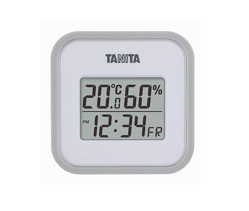 ㈱三商｜タニタ デジタル温湿度計 ＴＴ－５５８－ＧＹ