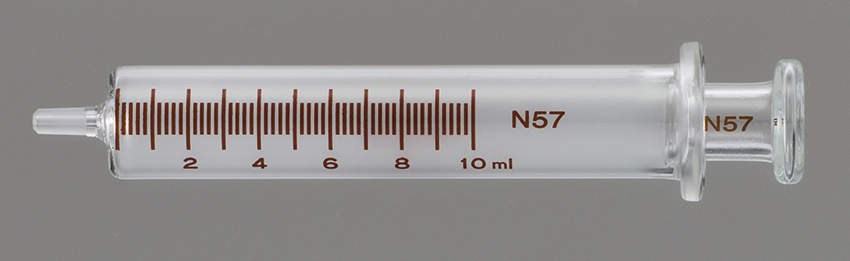 円高還元 トップ 硝子注射筒（白硬）横口00010(10ML)10ｲﾘ 07-2357-04 その他