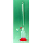 滴定ビューレット　ＰＥボトル付ＴＢＰ－５０　青筋入ＴＦコック