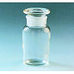 試薬瓶　広口　白　硬質３０ｍｌ