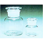 試薬瓶　広口　短形　白１０００