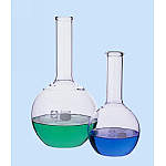 柴田　平底フラスコ　２００ｍｌ０１０５１０－２００４Ａ