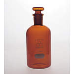 三商印　透明摺合せ試薬瓶細口　茶　３０ml　１５／２５