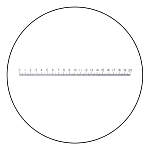 スケール　目盛２０ｍｍＴＳ－Ｍ１－１０９