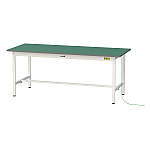 ﾜｰｸﾃｰﾌﾞﾙ 150ｼﾘｰｽﾞ 導電性ｺﾞﾑﾏｯﾄ貼ＳＵＰＥ－１８７５－ＷＷ