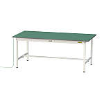 ワークテーブル　150シリーズ　導電性ゴムマット貼りタイプ　固定式