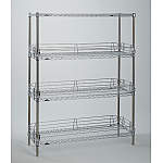 エレクター　落下防止ワイヤーシェルフ