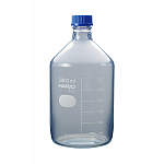 ハリオ　コーテイング耐熱ねじ口瓶３８００ｍｌ　青キャップ・ﾘﾝｸﾞ付