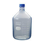 ハリオ　コーテイング耐熱ねじ口瓶５０００ｍｌ　青キャップ・ﾘﾝｸﾞ付