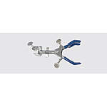 回転ムッフ付両開クランプ