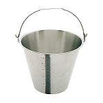 目盛付バケツ　ＳＵＳ３０４１２Ｌ　ベース無