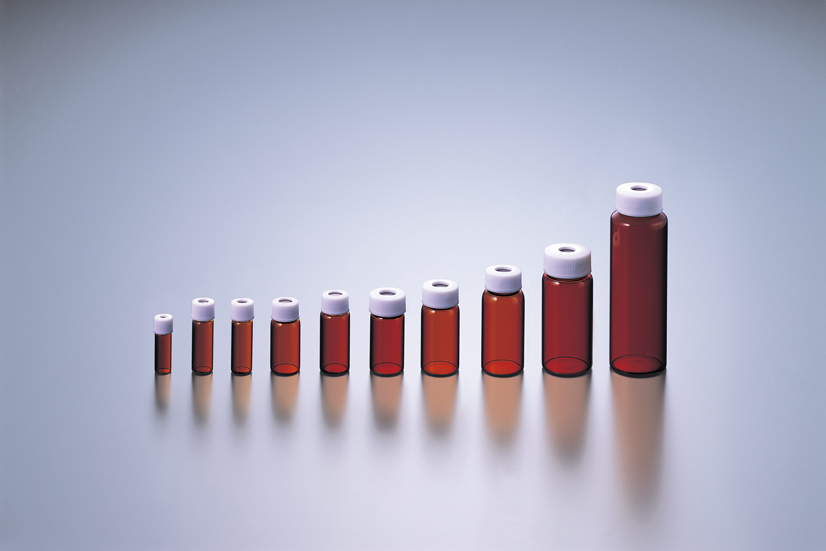 シリンジバイアル CV-1 褐色50入 0502-13