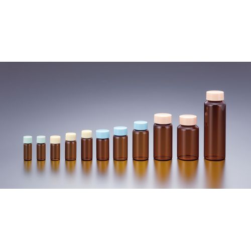 CCｽｸﾘｭｰ管 No.1 褐色 ｵﾚﾝｼﾞｷｬｯﾌﾟ100入　0101-1317