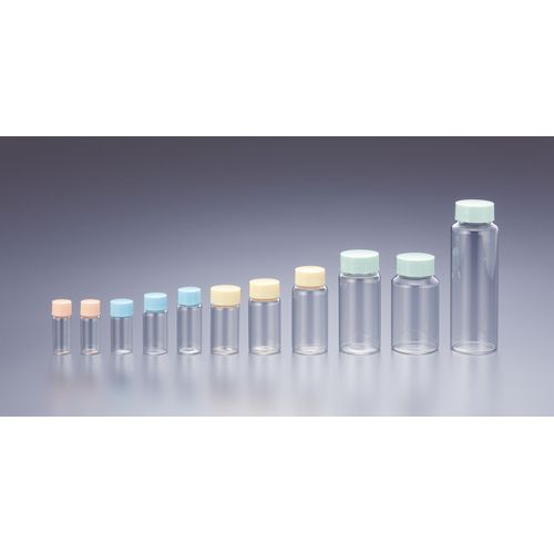 CCｽｸﾘｭｰ管  No.01 透明 ｵﾚﾝｼﾞｷｬｯﾌﾟ100入　0101-0217