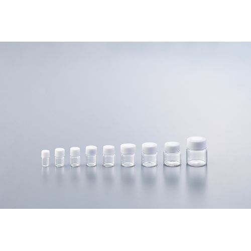 短寸スクリュー管 No.０２Ｔ 透明200入　0109-01