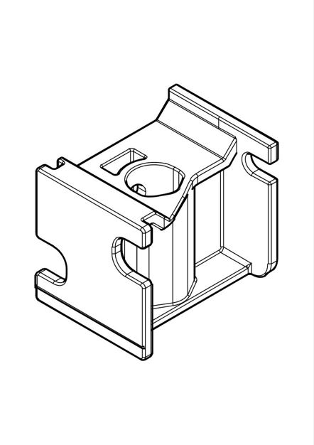マウンティングレール(黒)11080481
