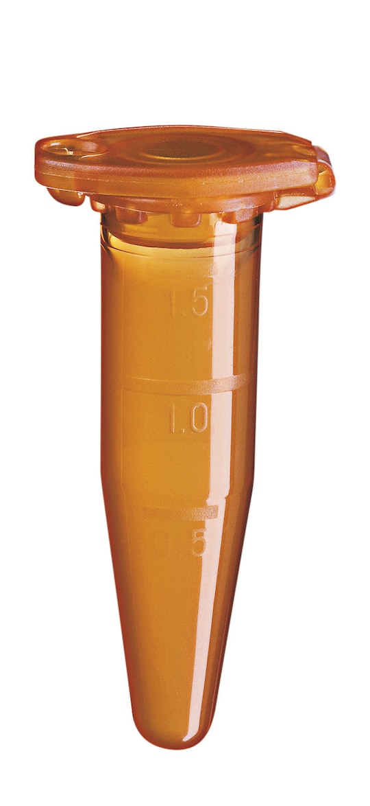 セイフ‐ロックチューブ/ カラー 1.5 mL / 茶0030120191 1000本