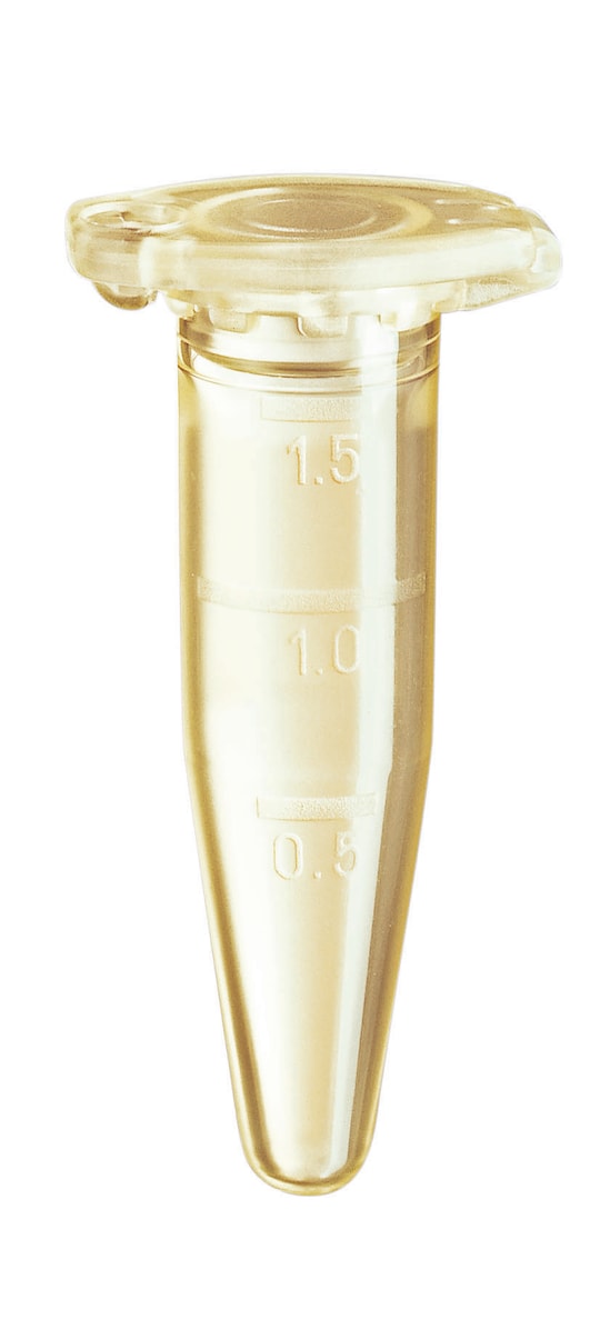 セイフ‐ロックチューブ/ カラー 1.5 mL / 黄0030120159 1000本