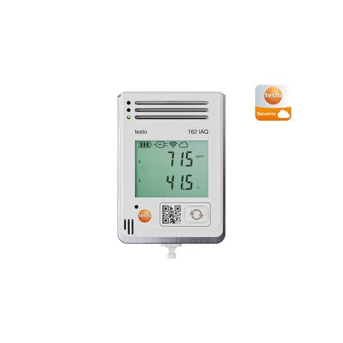 testo162 IAQ温度･湿度･CO2･大気圧ｾﾝｻ内蔵ｵﾝﾗｲﾝﾃﾞｰﾀﾛｶﾞｰ　0572 1626