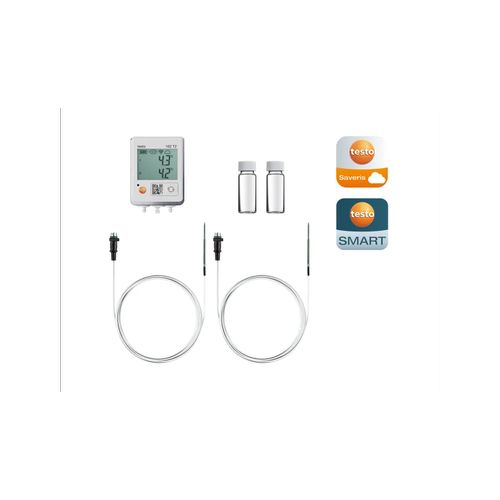testo 162 T2　冷蔵庫用ｾｯﾄ(ﾌﾗｯﾄｺｰﾄﾞﾌﾟﾛｰﾌﾞ2本付)　0572 1629