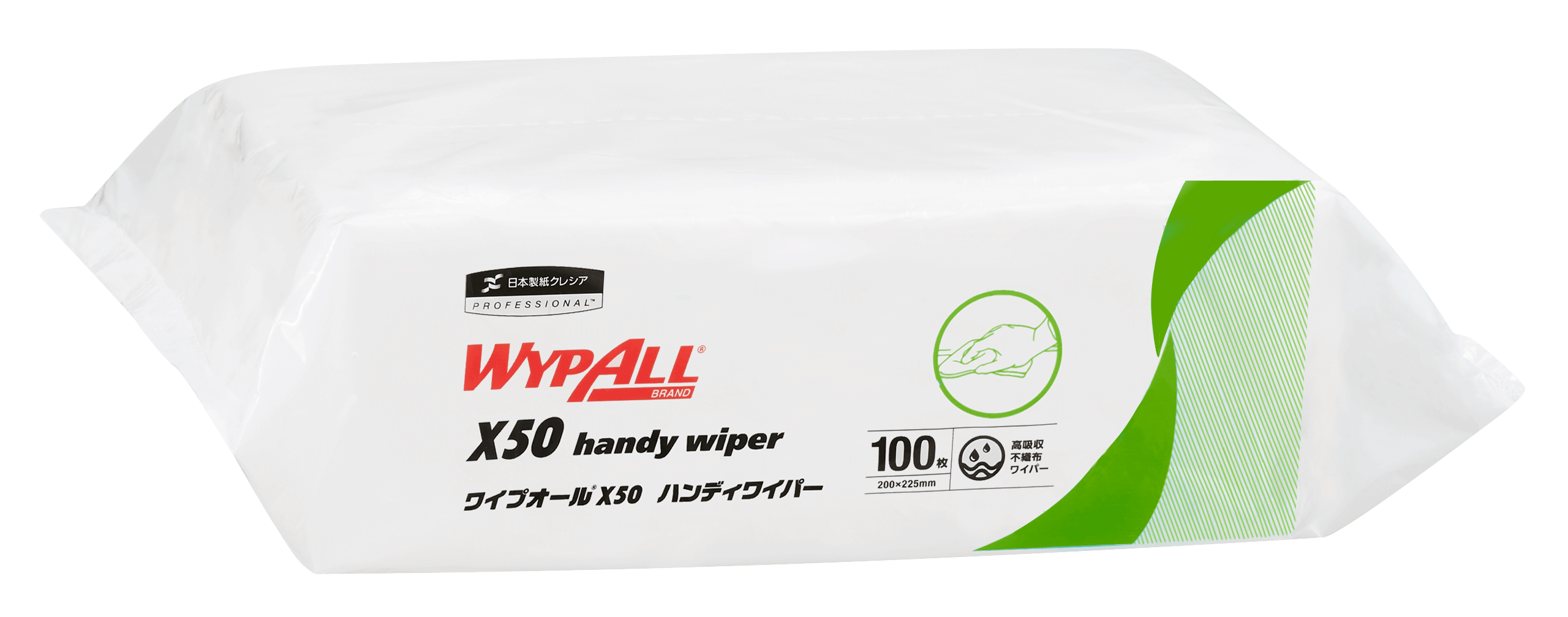 まとめ）日本製紙 クレシア JKワイパー100-S 62311 1パック（100枚）