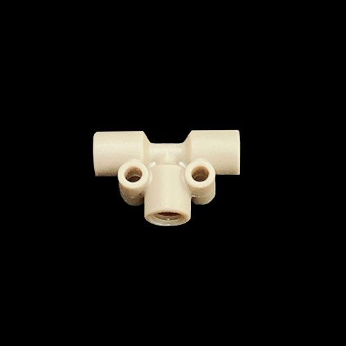 UNFﾈｼﾞ用ｶｯﾌﾟﾘﾝｸﾞ 3方 PEEK1/4 28UNFﾒｽ×3　2個　JHST01