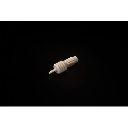 PEEK 1/4-28UNFｵｽﾈｼﾞ付ｱﾀﾞﾌﾟﾀｰ軟質ﾁｭｰﾌﾞ内径1.0mm　1個　OM1070