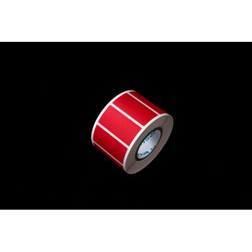 ｶﾗｰﾗﾍﾞﾙ再剥離ﾀｲﾌﾟ15×30mm 赤　330枚　TCL153005