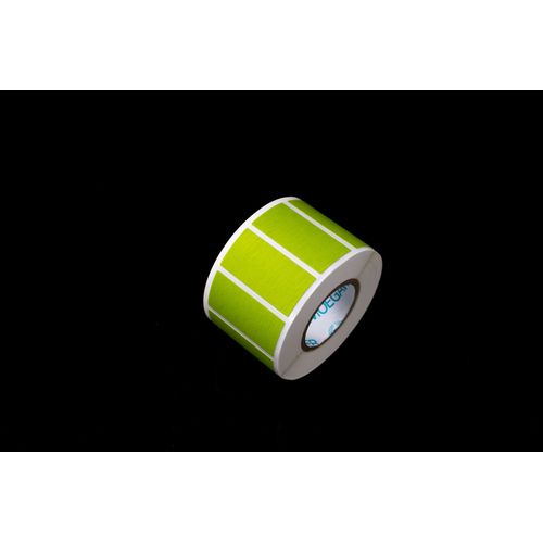 ｶﾗｰﾗﾍﾞﾙ再剥離ﾀｲﾌﾟ15×30mm 黄緑　330枚　TCL153010